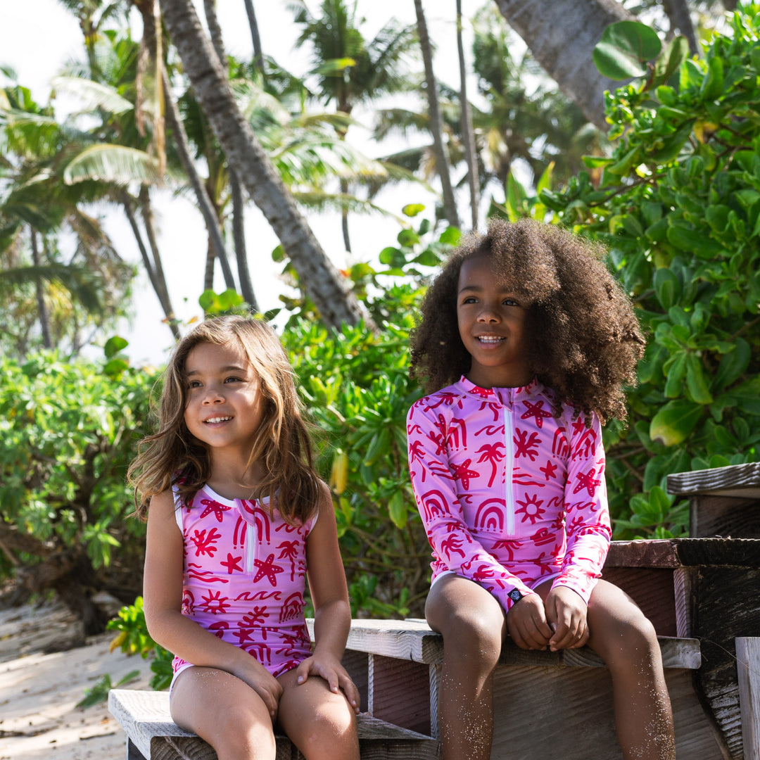 Tropical Vibes Pink Bathingsuit
