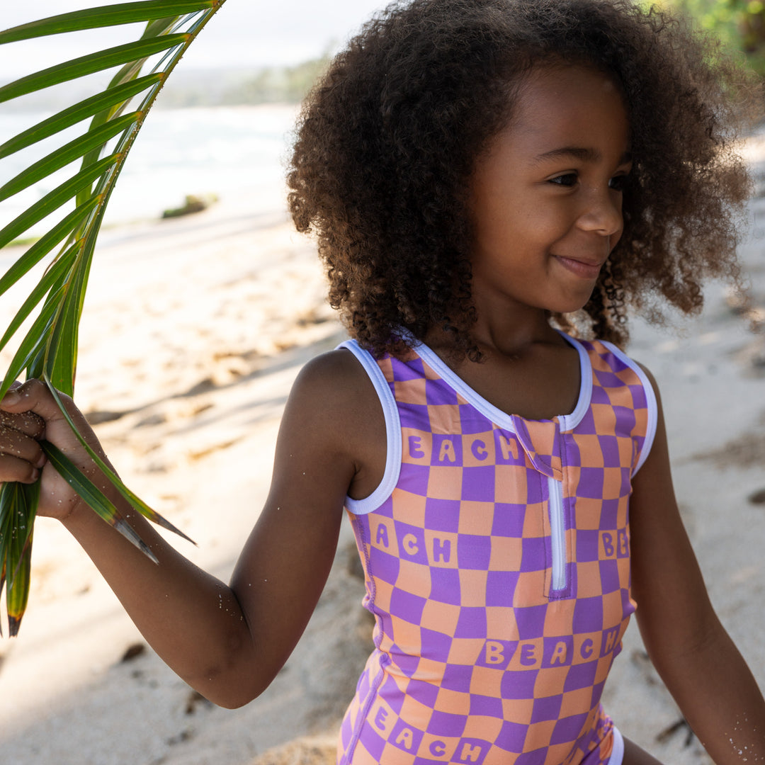 Checkered Beach Bathingsuit