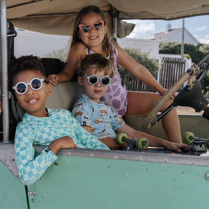 CHECKERED SURF TEE (LONG)