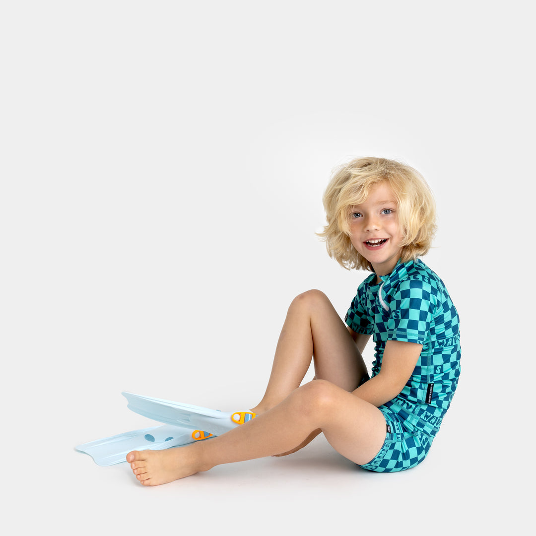 Checkered Waves Swimshort