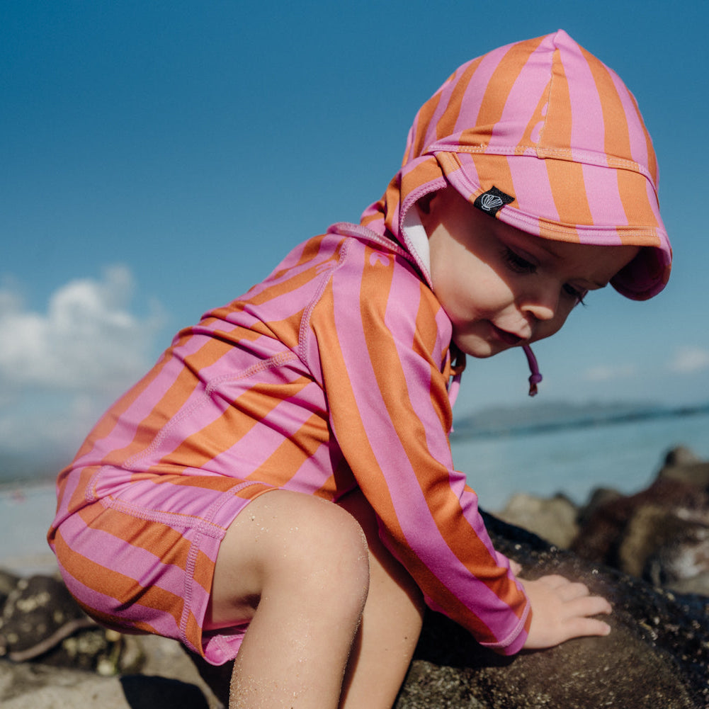 Aloha Stripes Baby Hat