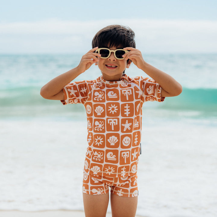 Sea Smiley Golden Tee