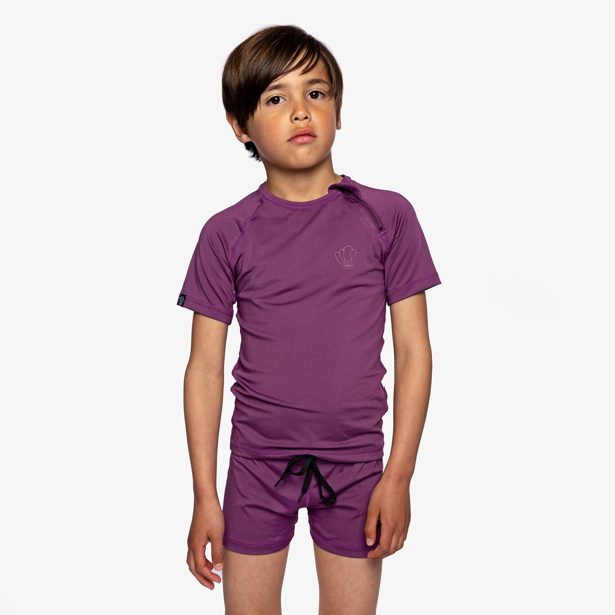 VIOLET SHELL SWIMSHORT