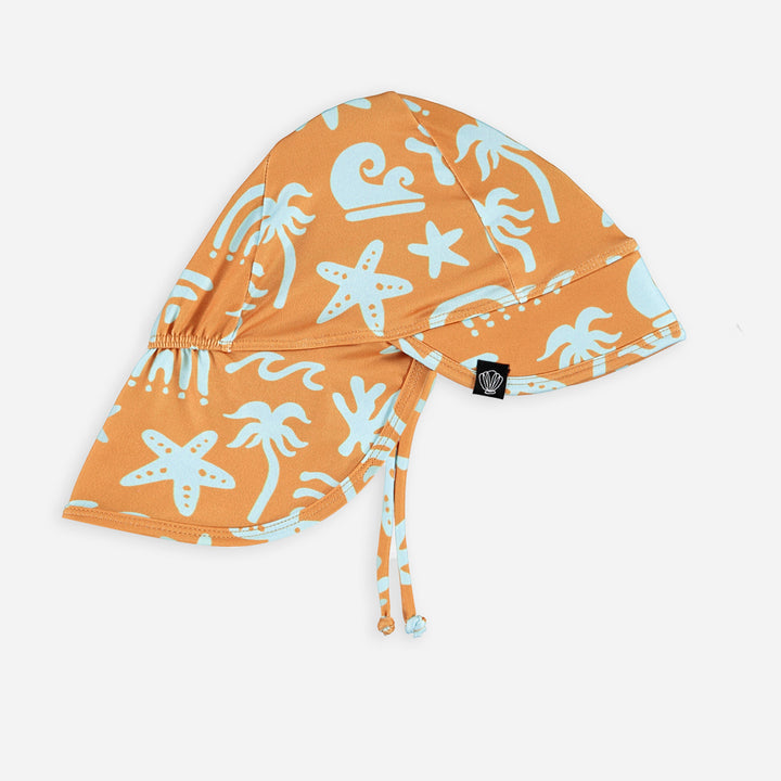TROPICAL VIBES BLUE BABY HAT