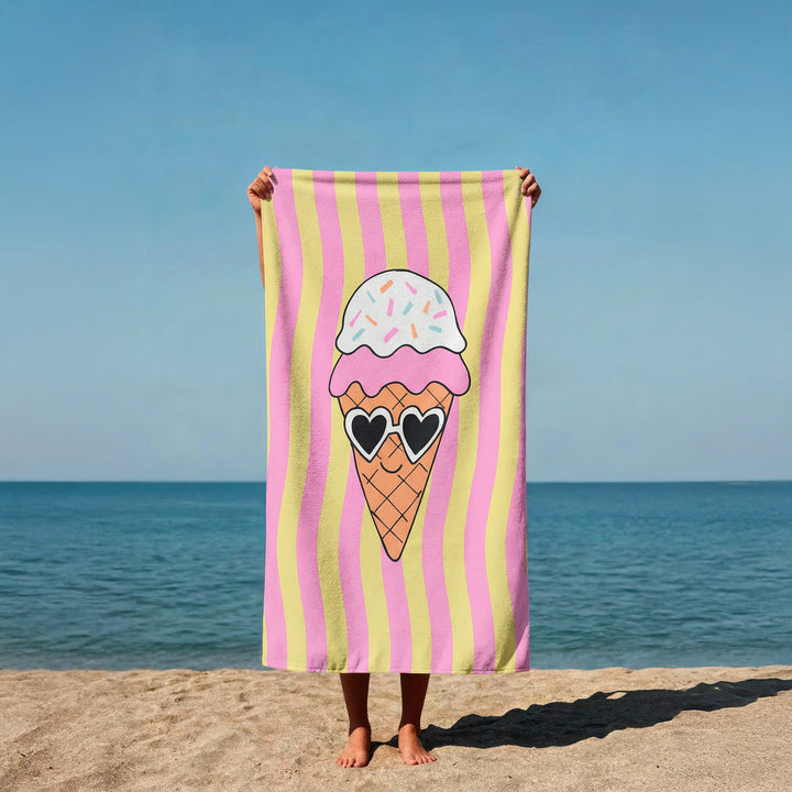 Colored Sprinkles Beach Towel