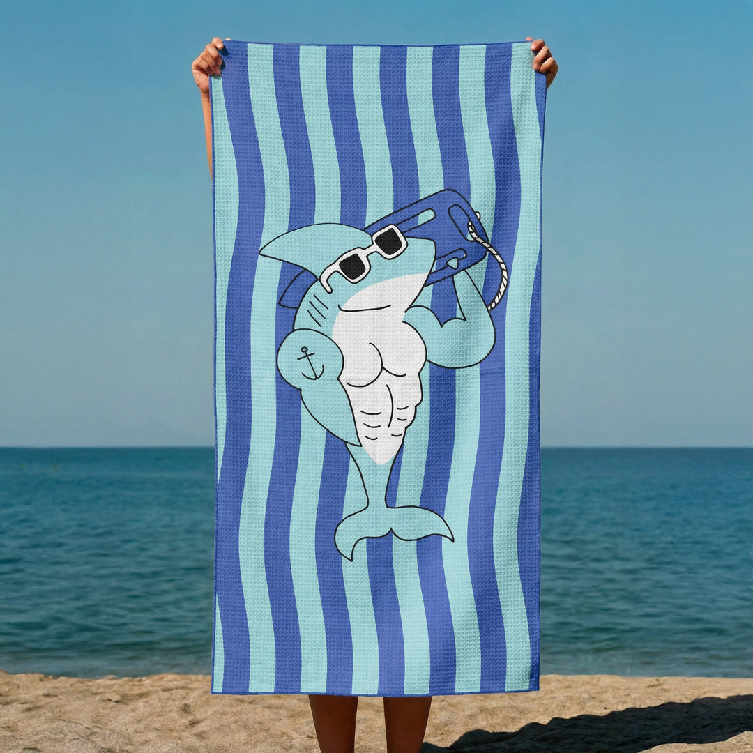 Sharkwatch Beach Towel