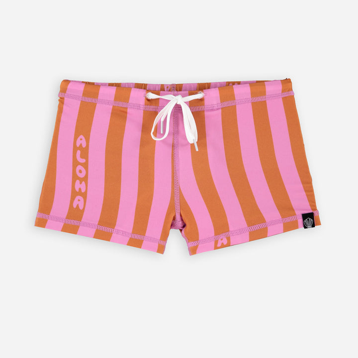 Aloha Stripes Swimshort