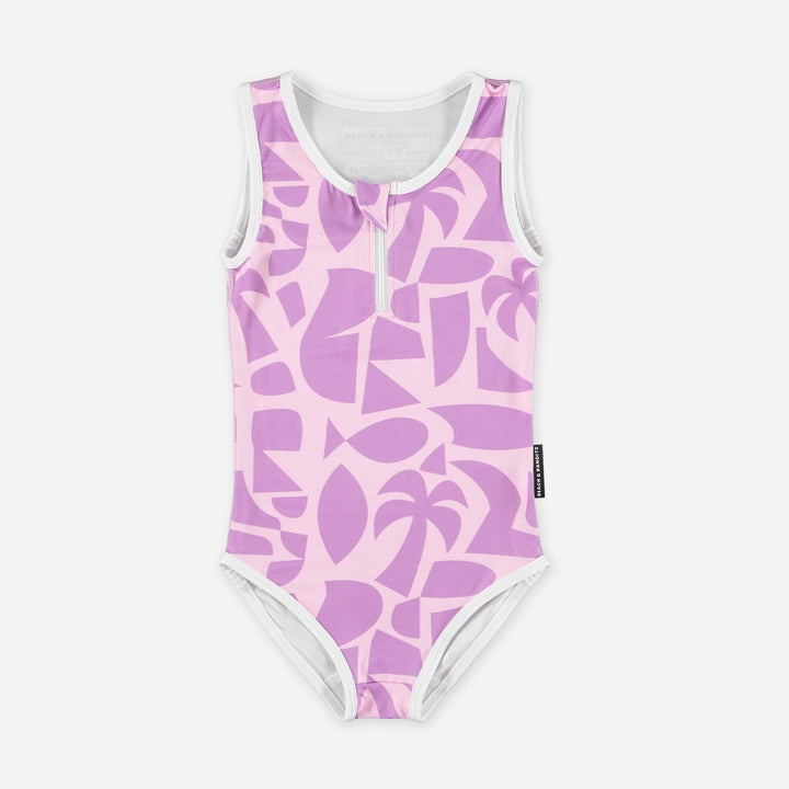 Beach Comber Violet Bathingsuit