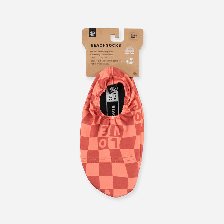 BEACH SOCKS 'CHECKERED LOVE'