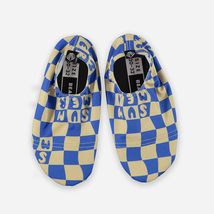 Beach Sock Checkered Summer