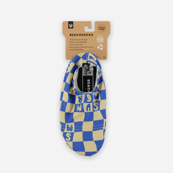 Beach Sock Checkered Summer