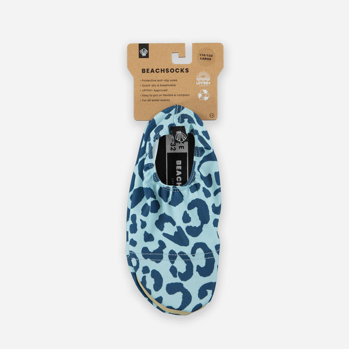 Beach Sock Ocean Leopard