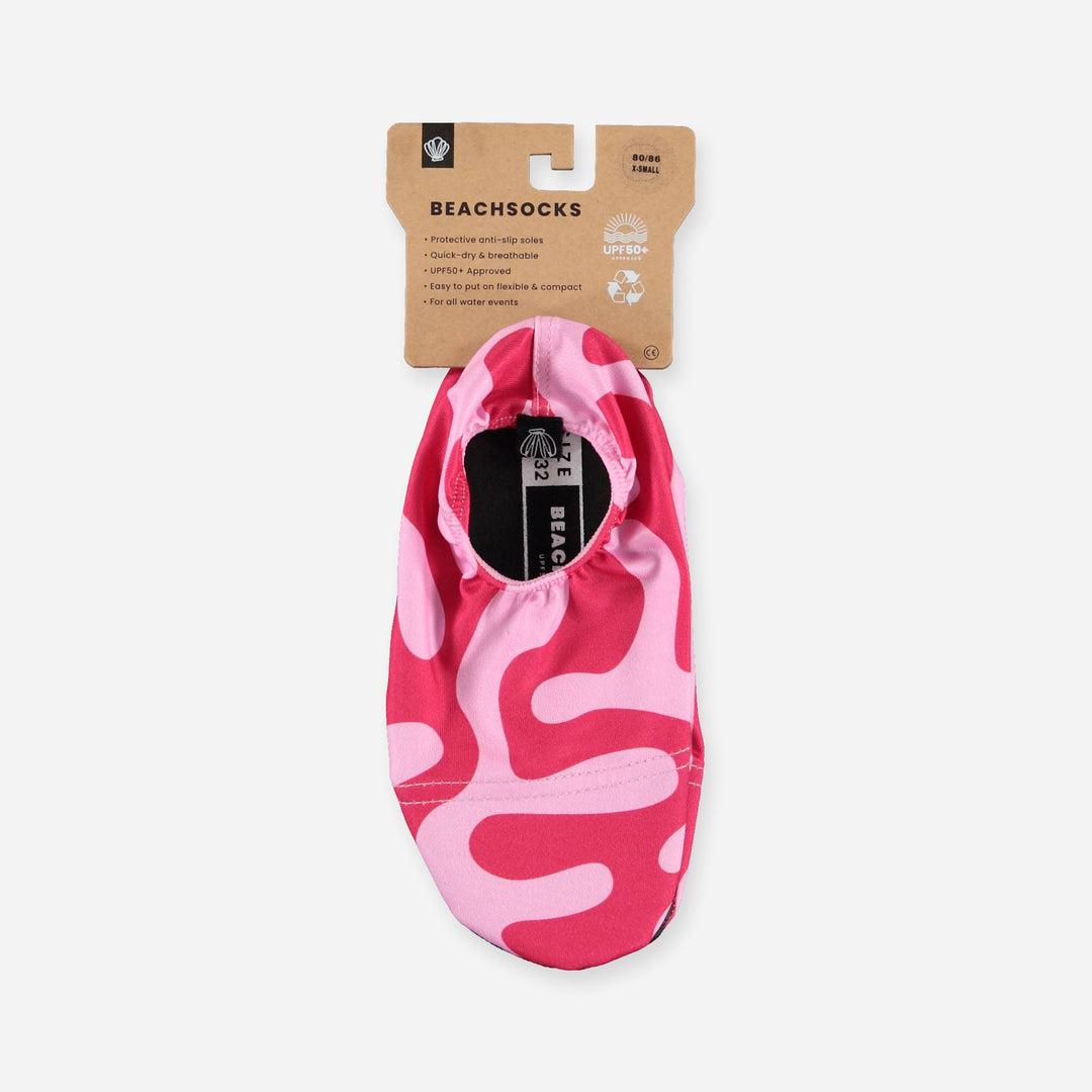 BEACH SOCKS 'CORAL REEF PINK'