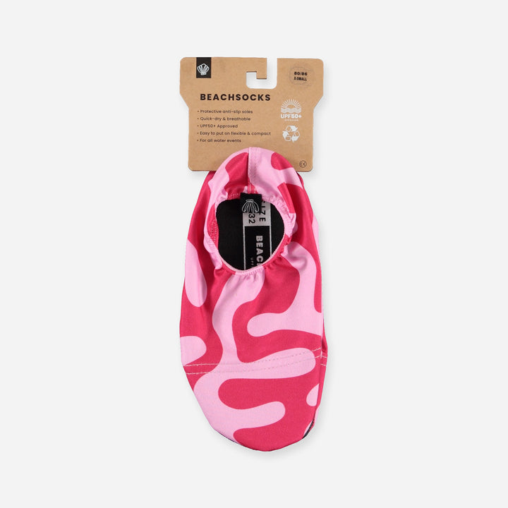 BEACH SOCKS 'CORAL REEF PINK'