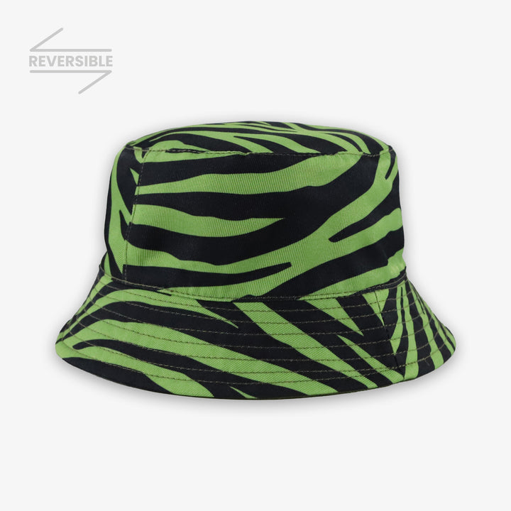 REVERSIBLE BUCKET HAT 'GO PESTO!'