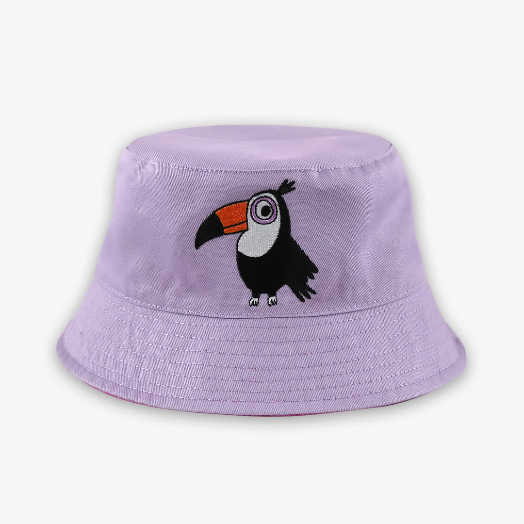 REVERSIBLE BUCKET HAT 'PURPLE SHADE'