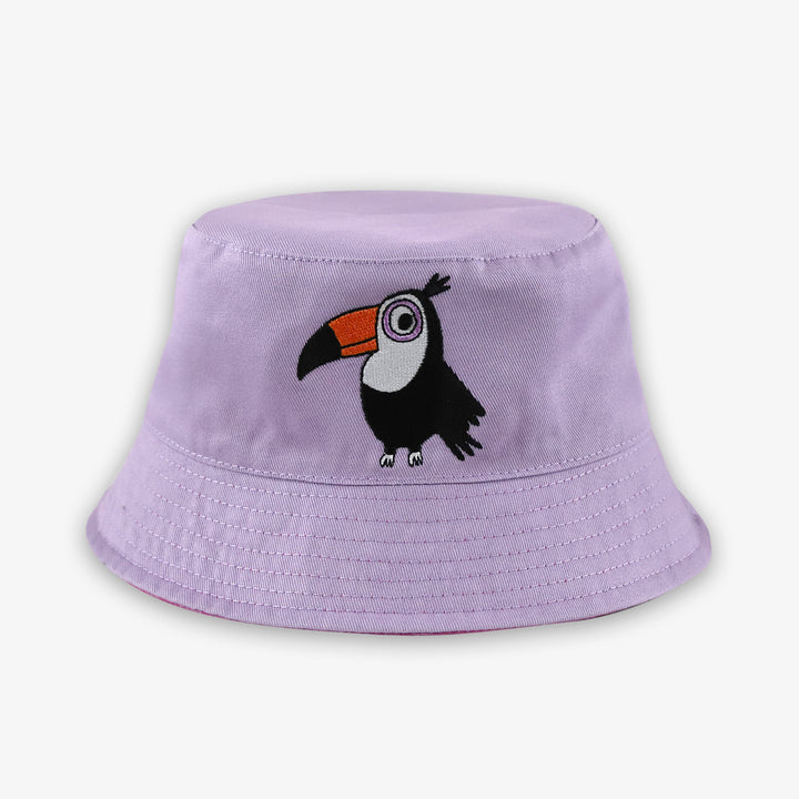 REVERSIBLE BUCKET HAT 'PURPLE SHADE'