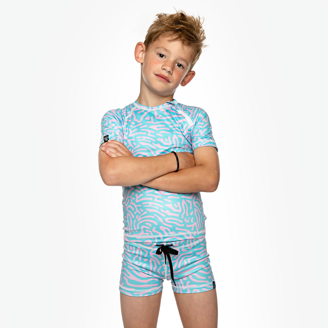 CRAZY CORAL SWIMSHORT