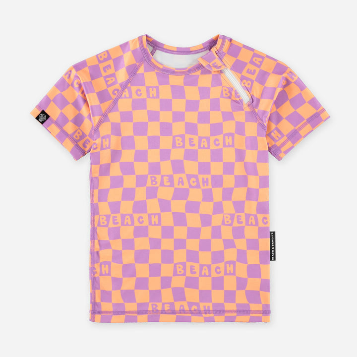 Checkered Beach Tee