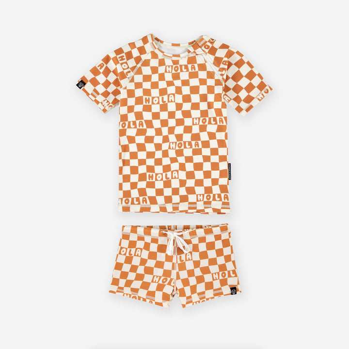 Checkered Hola Set