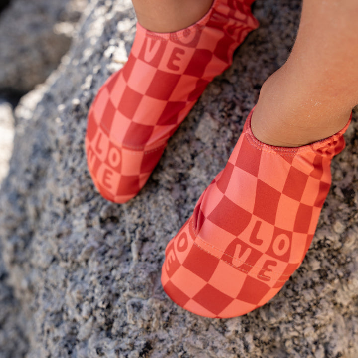 BEACH SOCKS 'CHECKERED LOVE'
