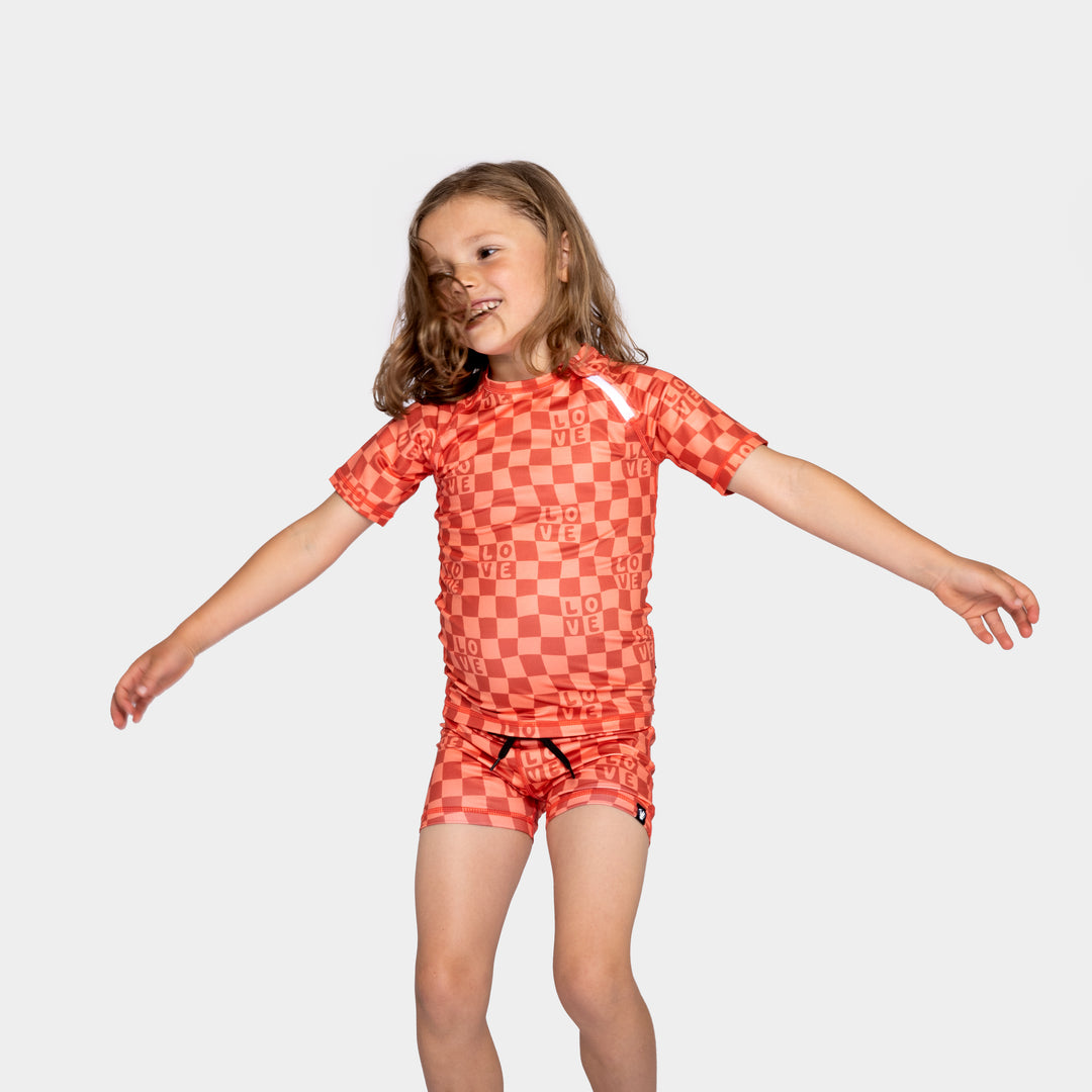 CHECKERED LOVE BADEHOSE