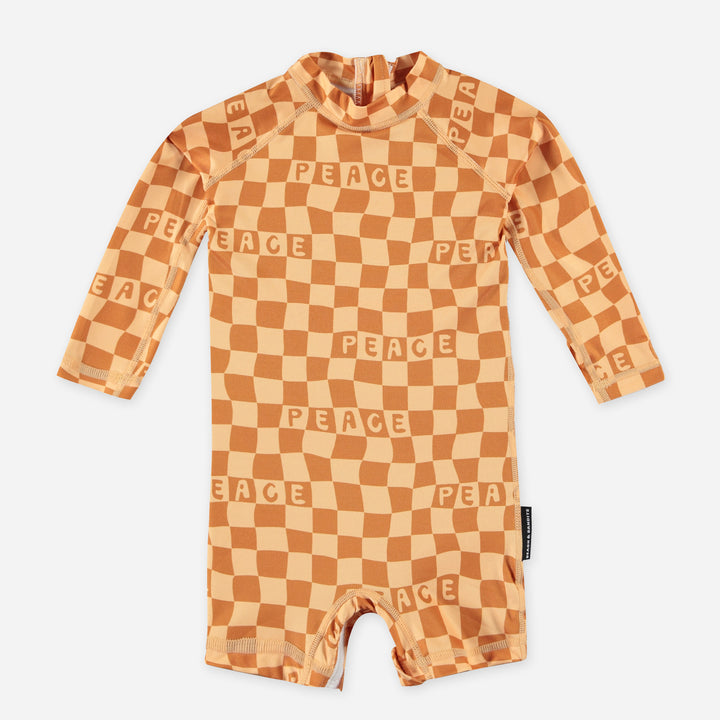 CHECKERED PEACE BABY