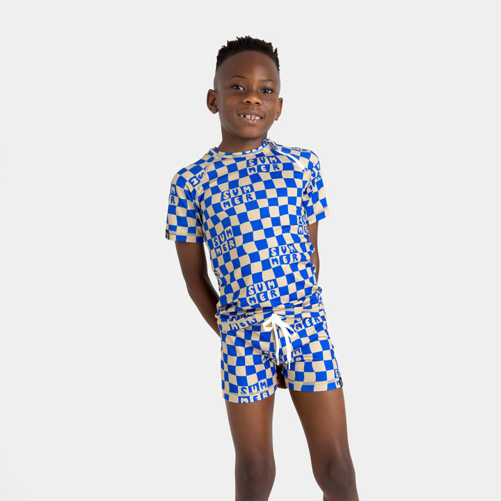 Checkered Summer Swimshort