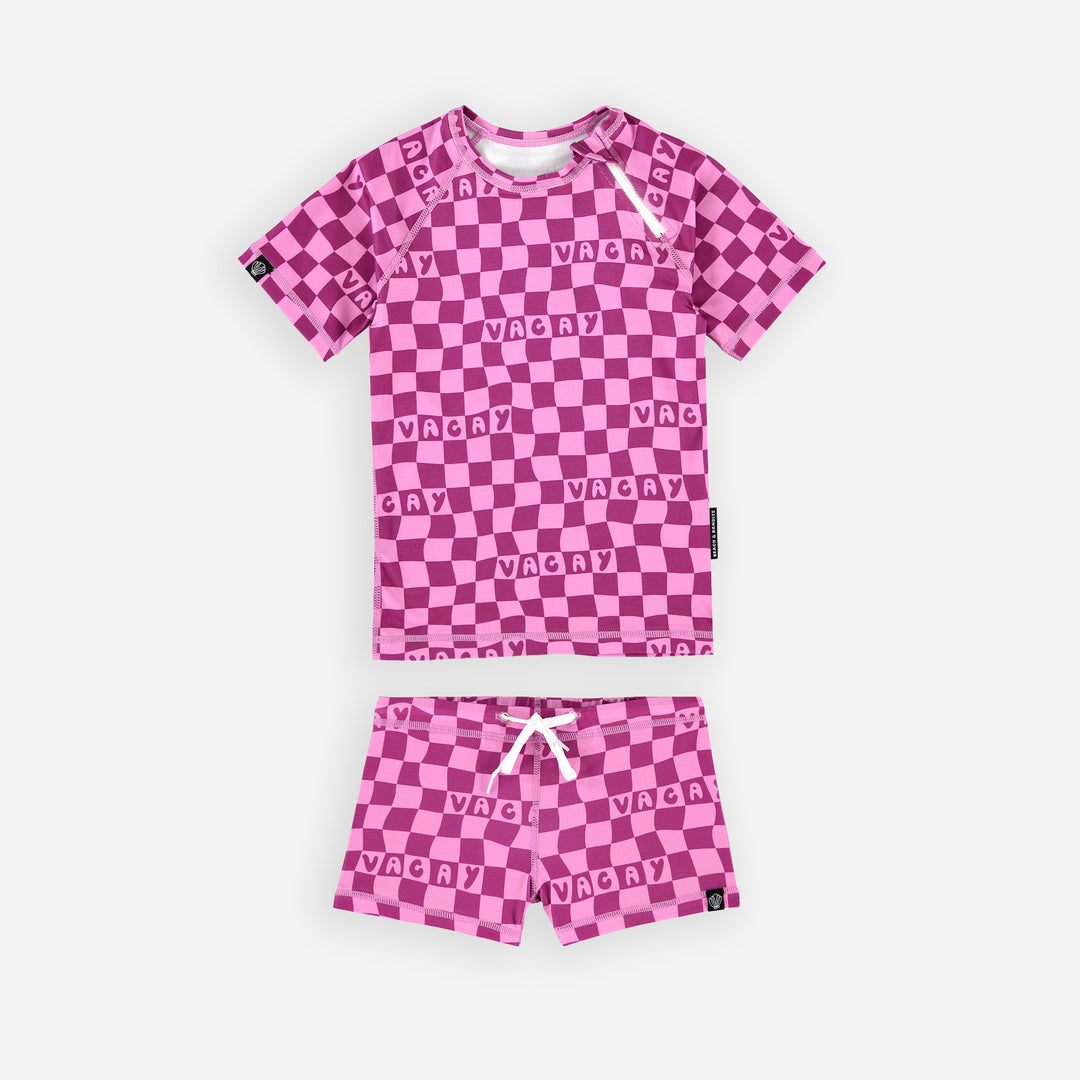 Checkered Vacay Set