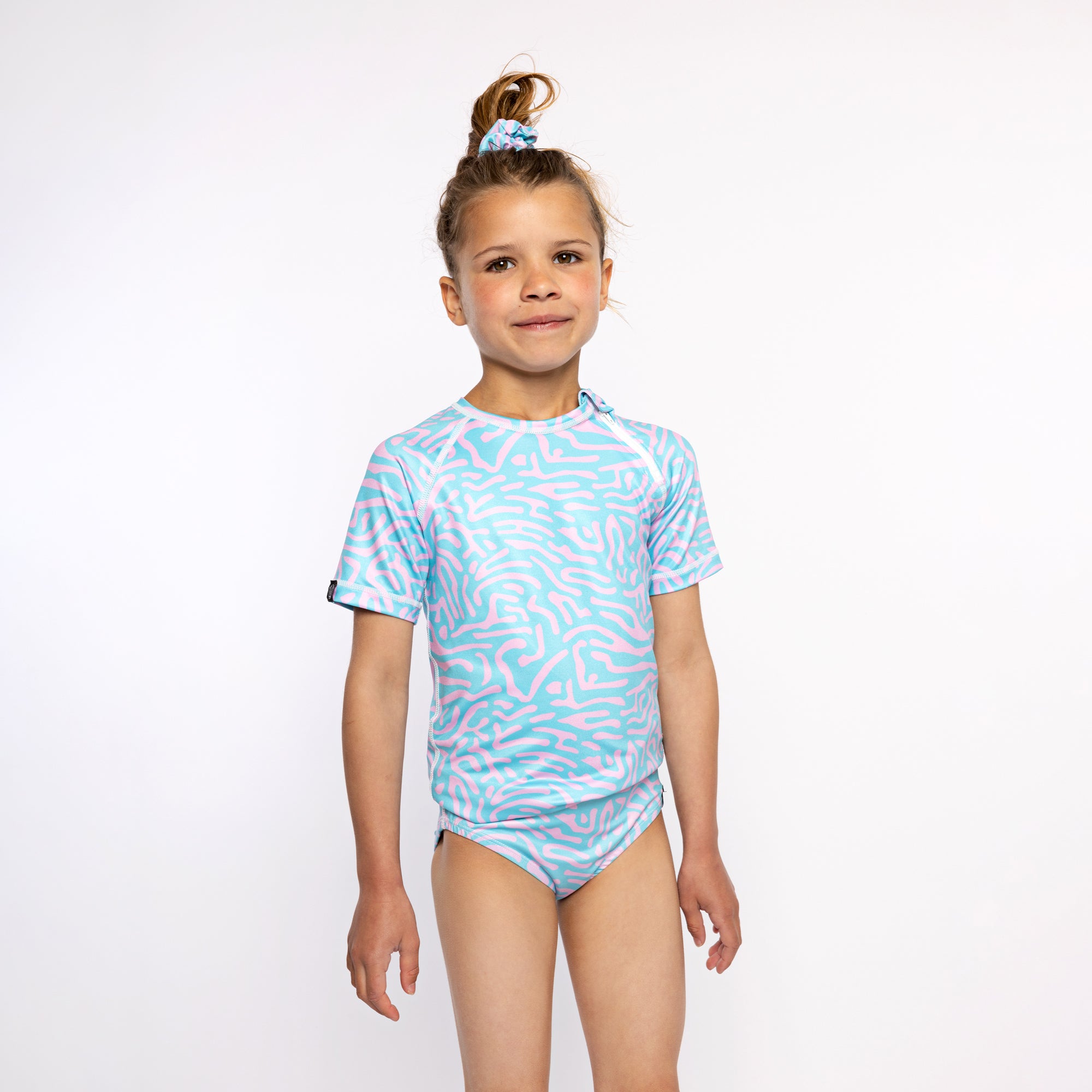 CRAZY CORAL TEE – UV shirt korte mouw kinderen met UV50+ bescherming