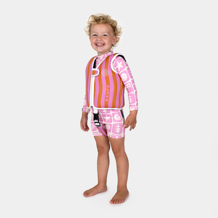 Swim Vest Aloha Stripes