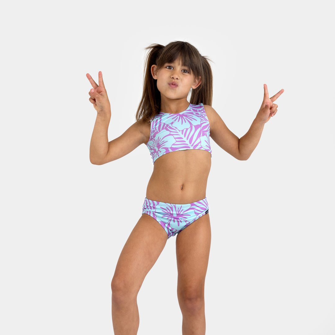 Hibiscus Violet Bikini Set I