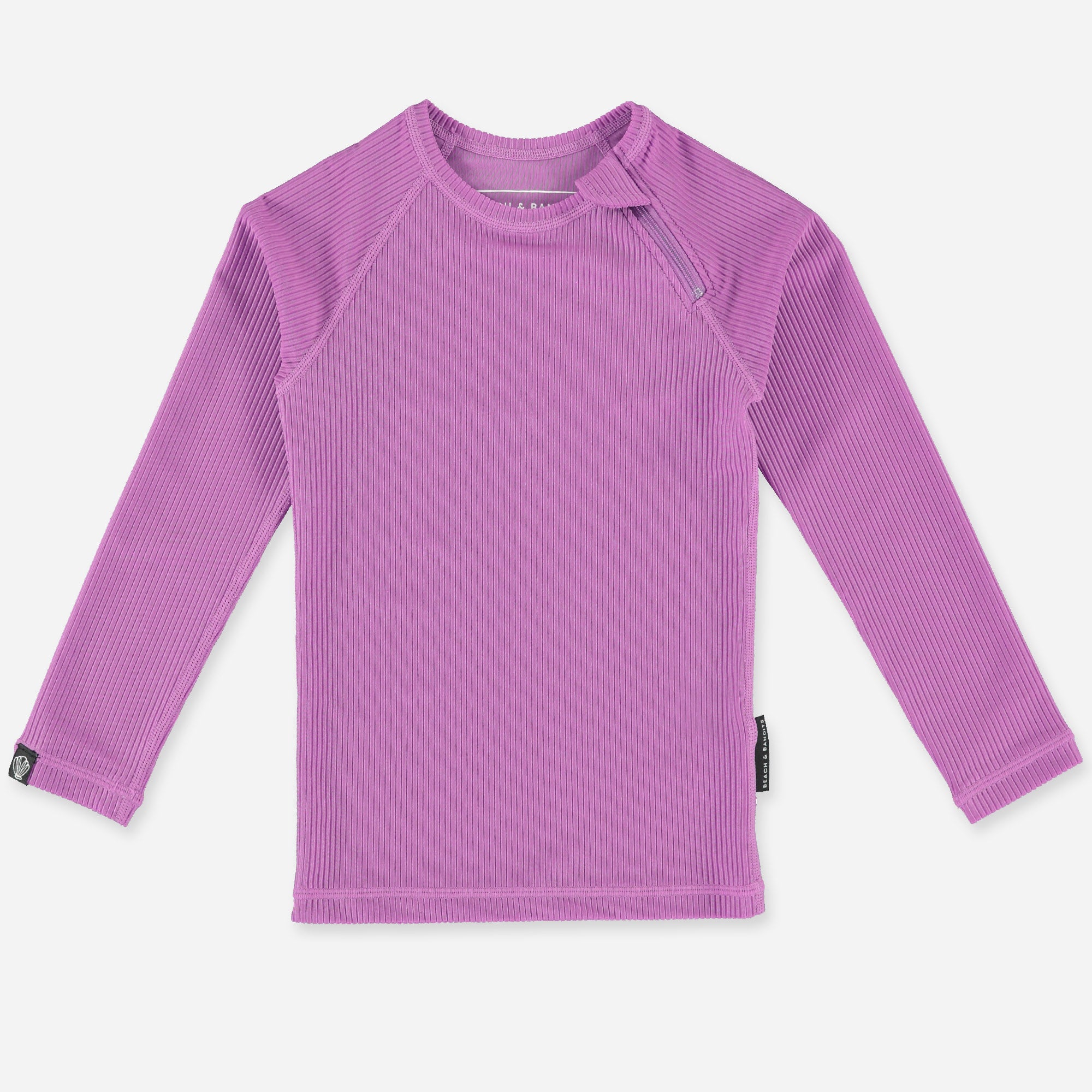 ORCHID RIBBED LS TEE