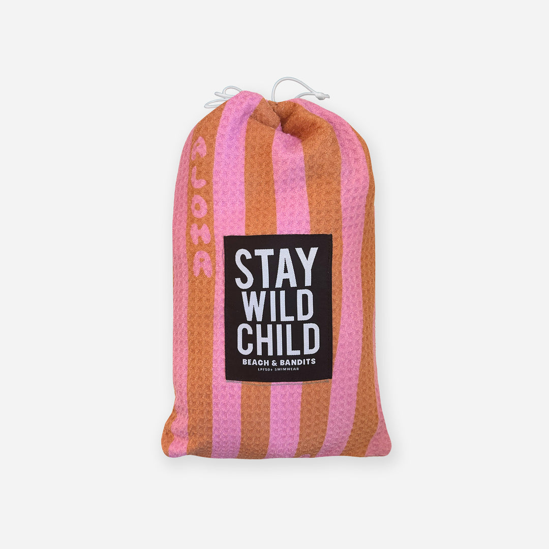 Poncho Aloha Stripes