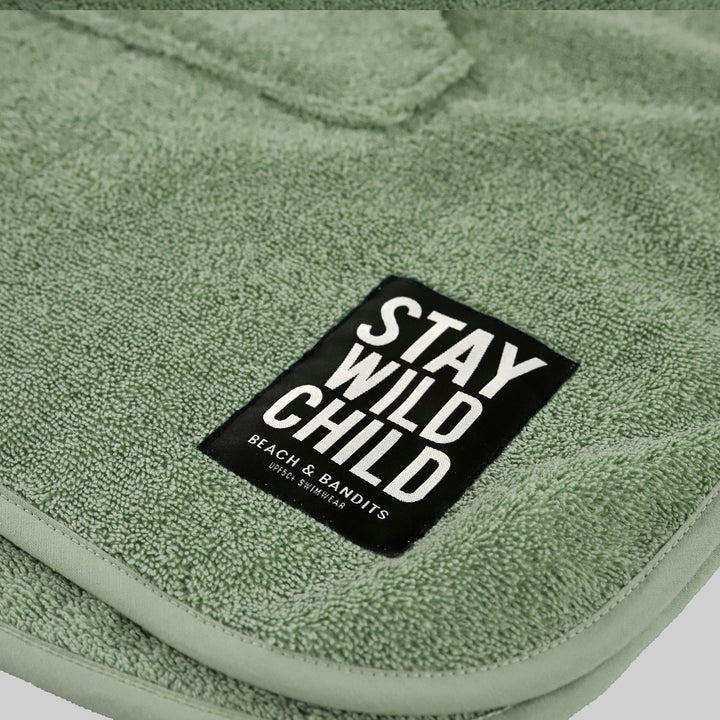 PONCHO BASIL (100% Organic Cotton)