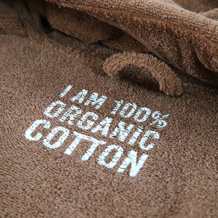PONCHO CHOCOLATE (100% Organic Cotton)