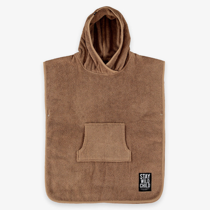 PONCHO CHOCOLATE (100% Organic Cotton)