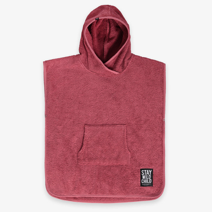 Poncho Garnet (100% Organic Cotton)