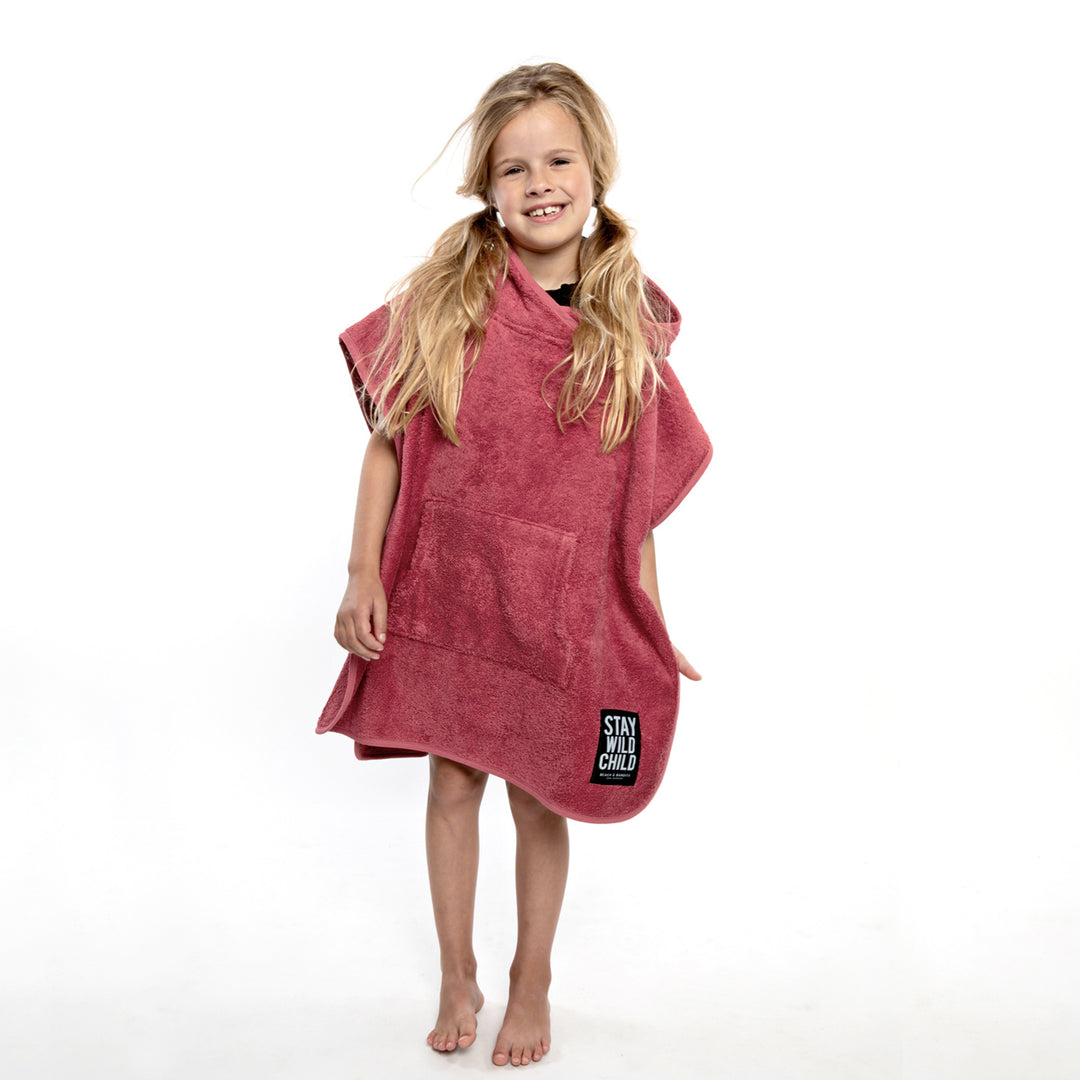 Poncho Garnet (100% Organic Cotton)