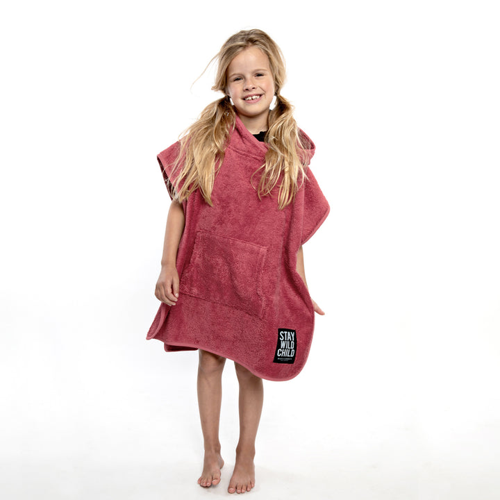 Poncho Garnet (100% Organic Cotton)