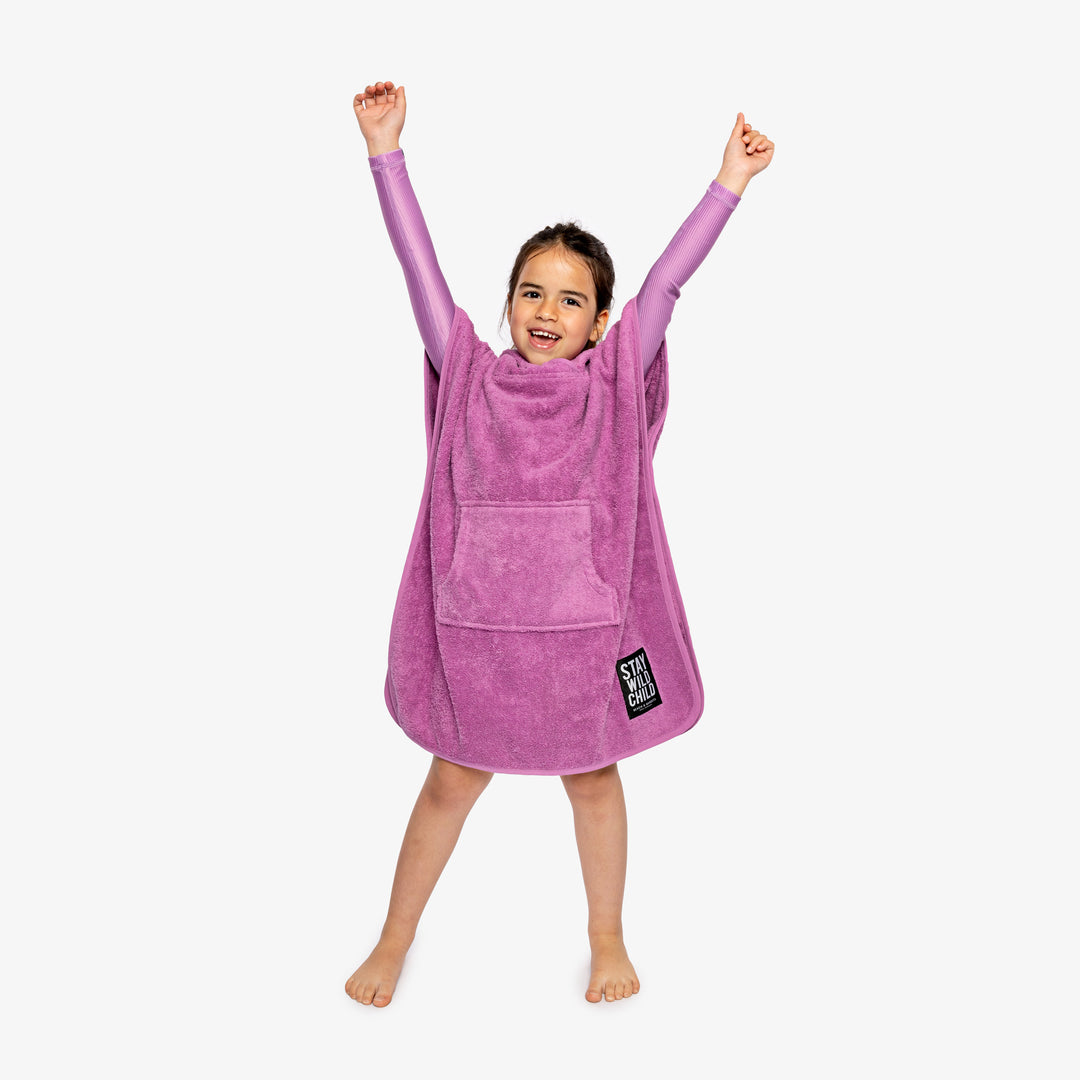 PONCHO ORCHID (100% Organic Cotton)
