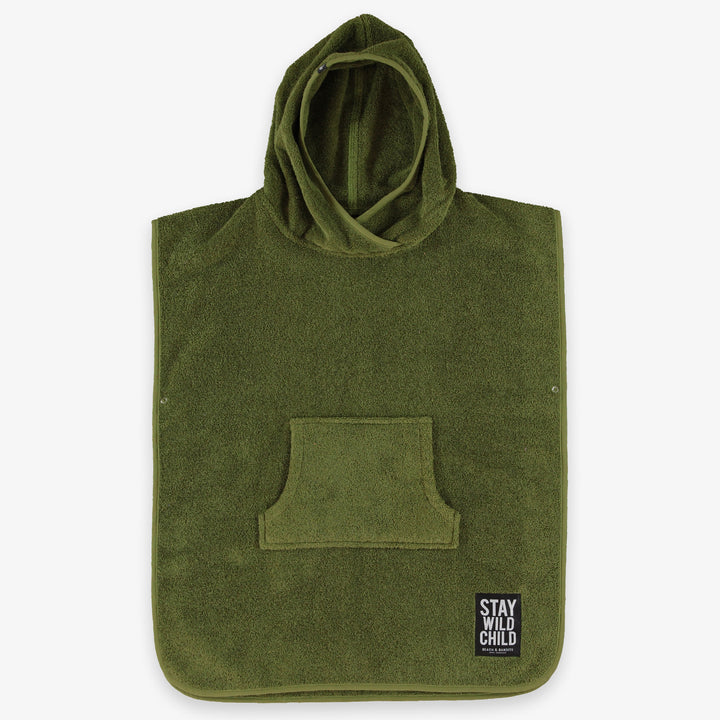 PONCHO PESTO (100% Organic Cotton)
