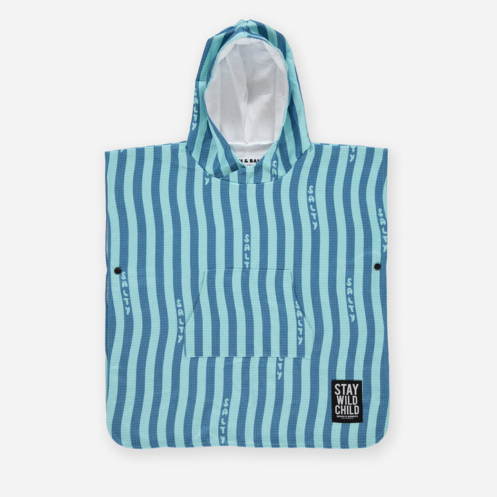 Poncho Salty Stripes