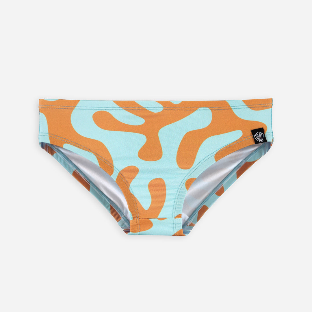 CORAL REEF BLUE BIKINI PANT