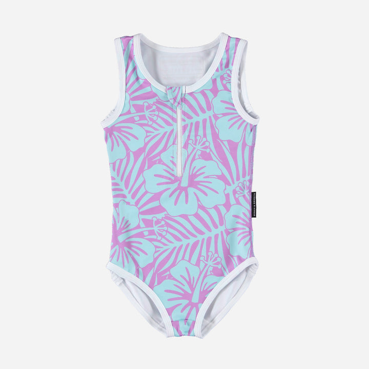 Hibiscus Violet Bathingsuit