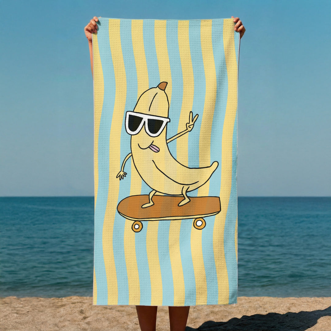 Let It Slide Beach Towel