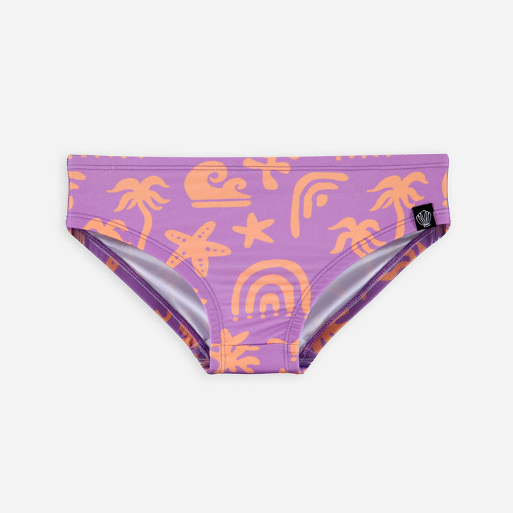 TROPICAL VIBES VIOLET BIKINIHOSE